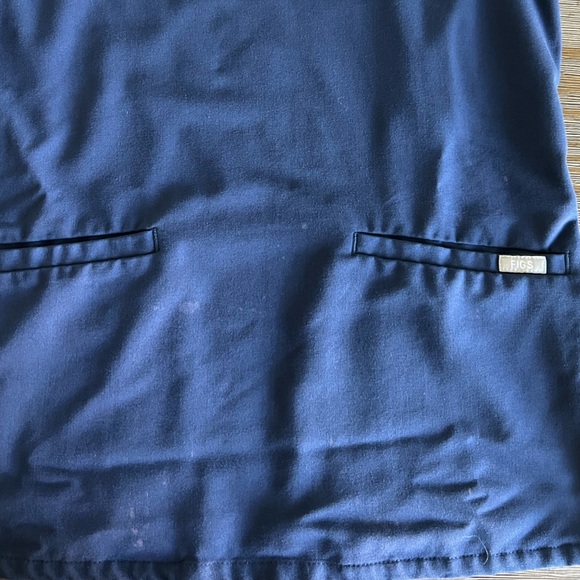 Figs Navy Scrub Top - Picture 3 of 4